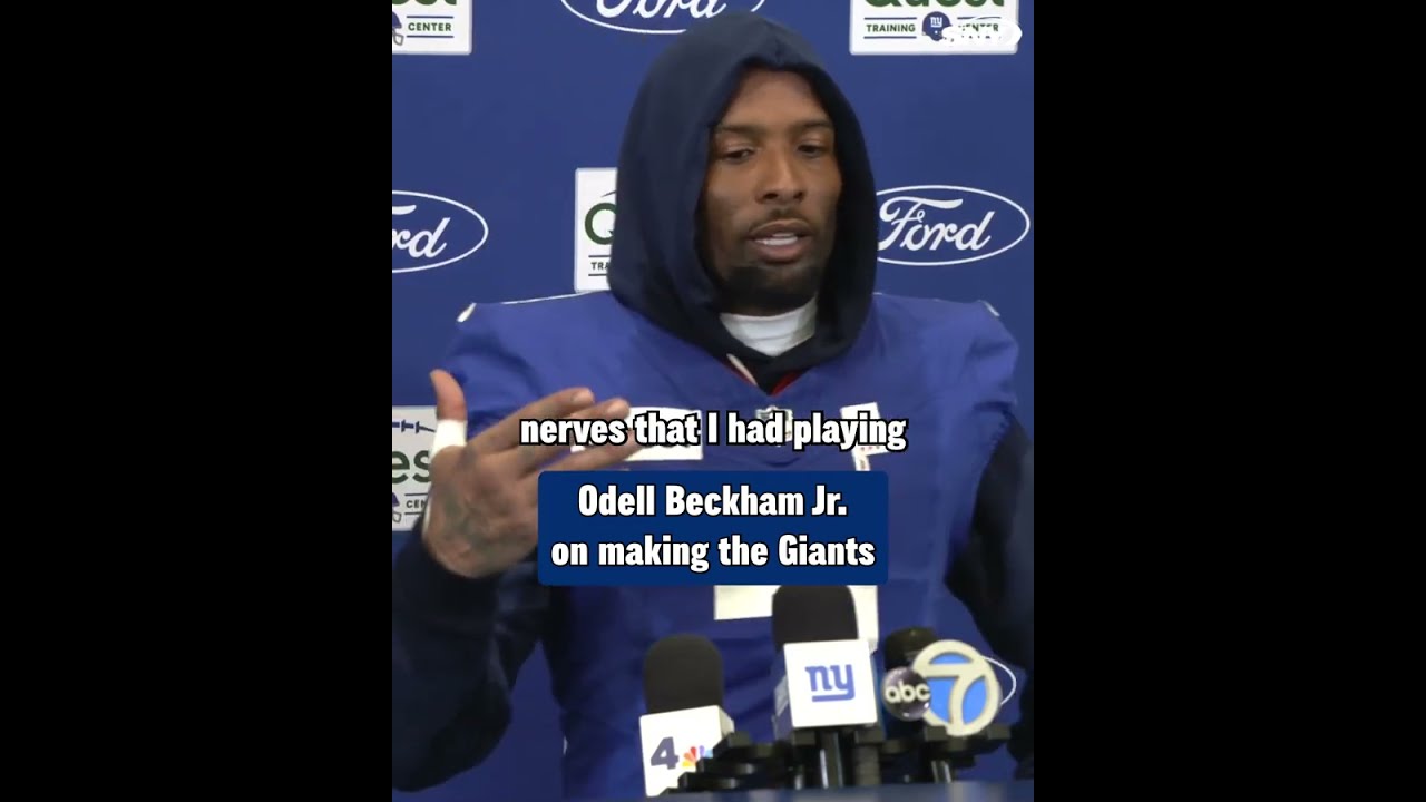 Odell Beckham Jr. was in tears after learning that he'd made the NY Giants' initial 53-man roster 🥺