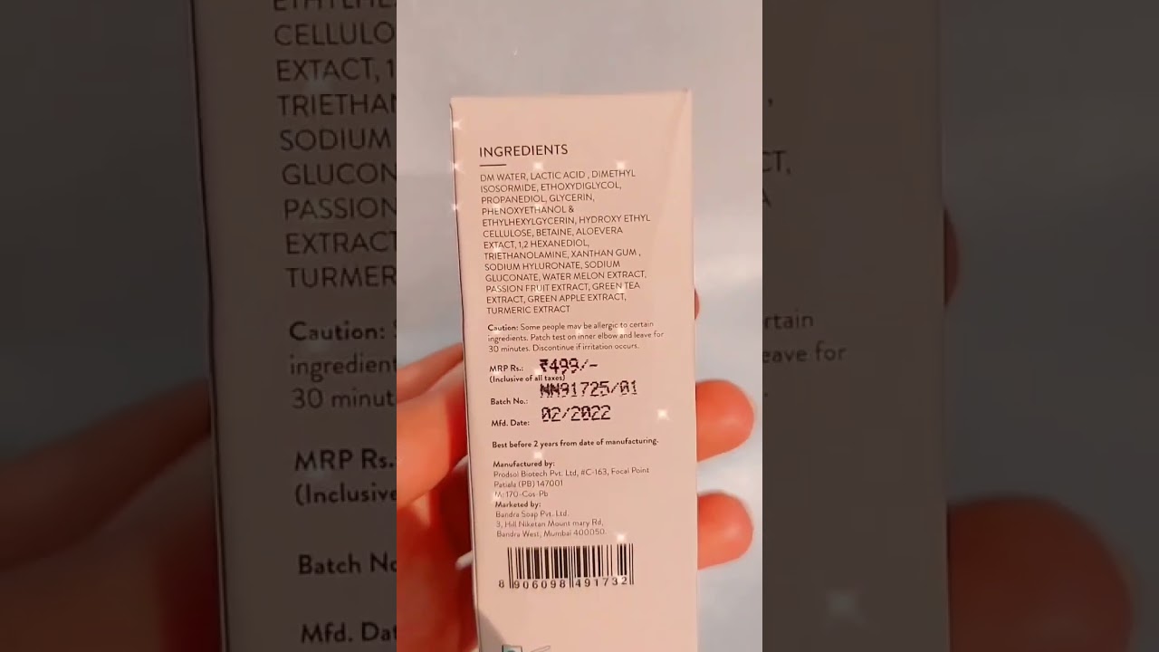 Neemli Naturals Renewing Concentrate Review 🌺How to use face serum ✨️