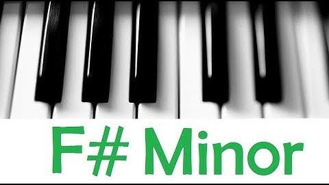 F# Minor Scale & Chords [All Scales & Chords Tutorial #17]