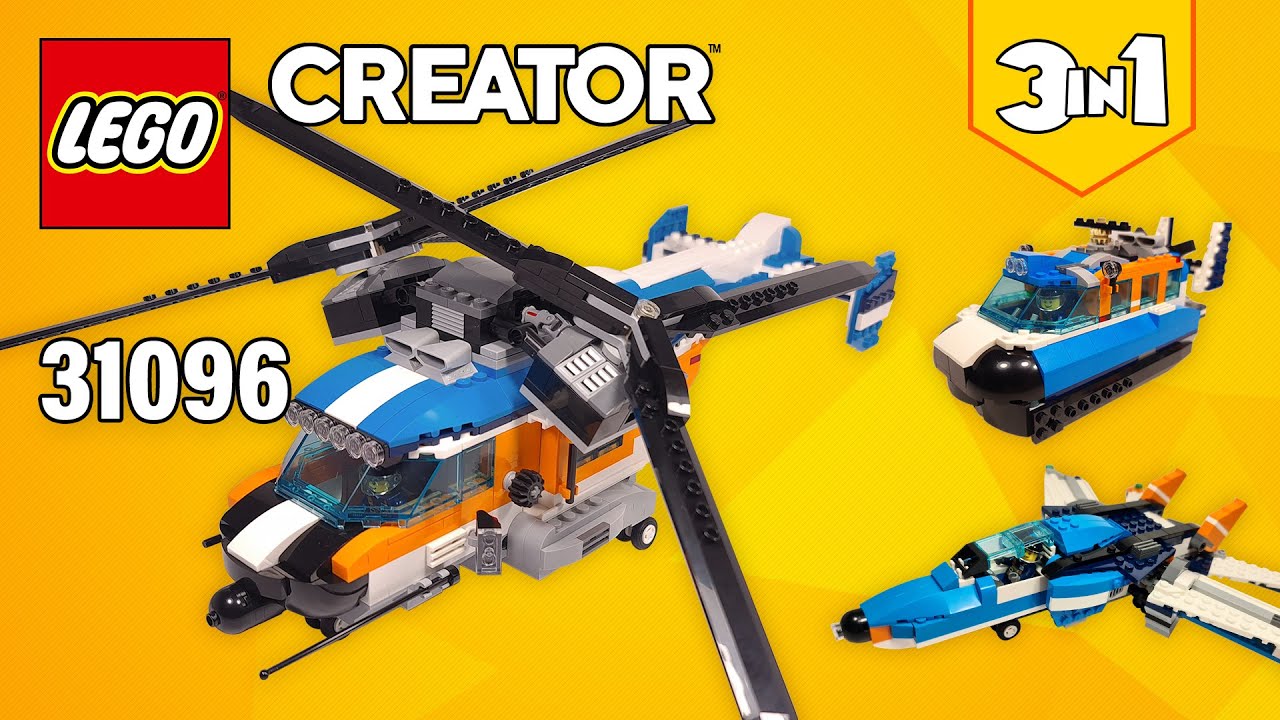 LEGO® Creator L'hélicoptère à double hélice 31096 