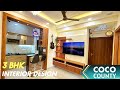 Compact 3 bhk interior design in noida extension  coco county