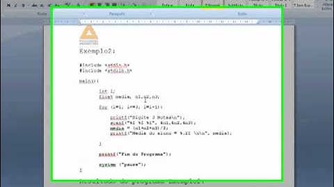 Estrutura de Repetição For - Linguagem C