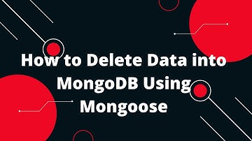 MongoDB Tutorial in Hindi #19 How to Delete Data into MongoDB Using Mongoose