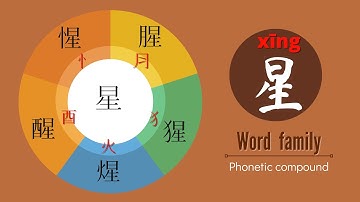 【漢字】Learn chinese character quickly |How to easy learn Chinese character 星 family