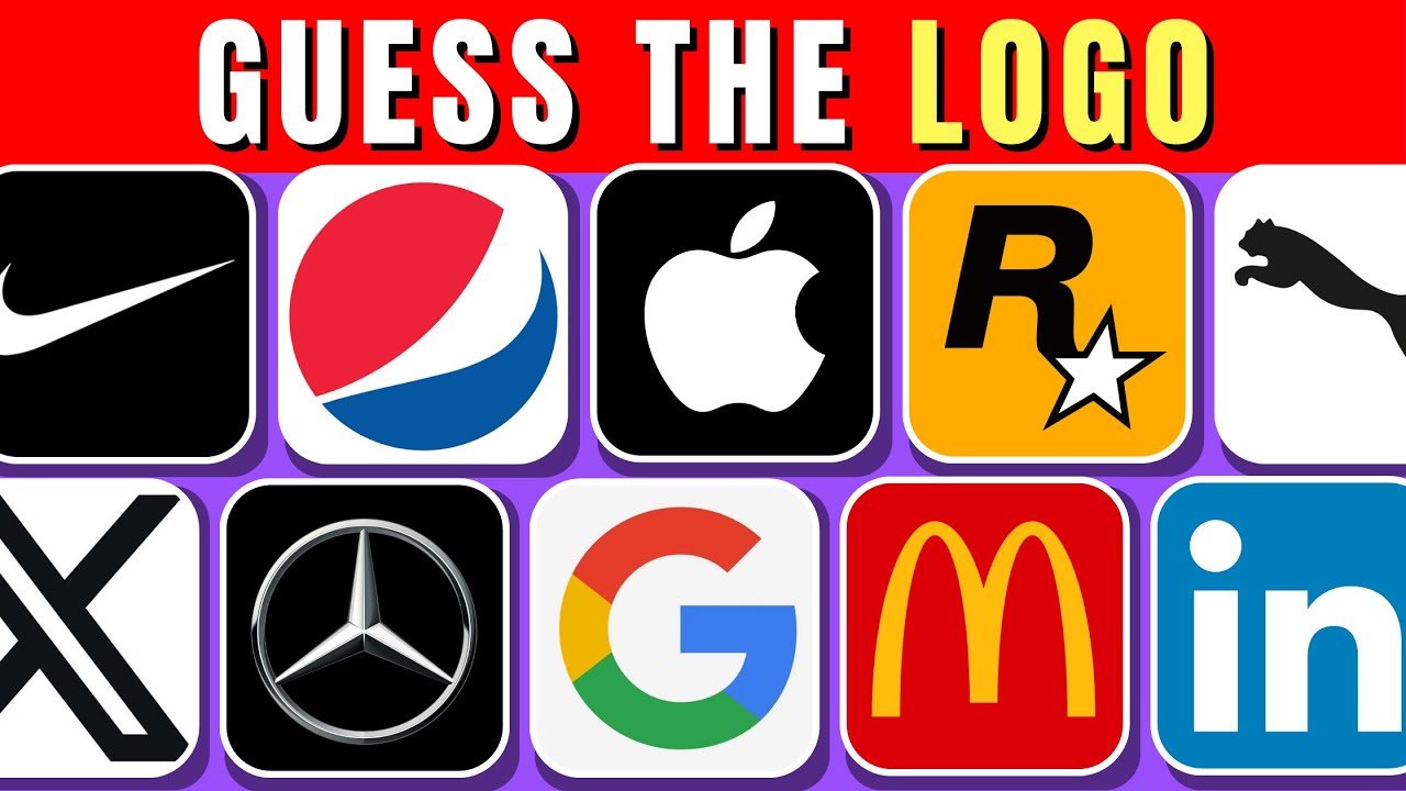 Guess the Logo | Famous Logos Quiz 2024