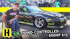 Drifting 600hp With Hand Controls: Chairslayer's Supercharged 180sx!
