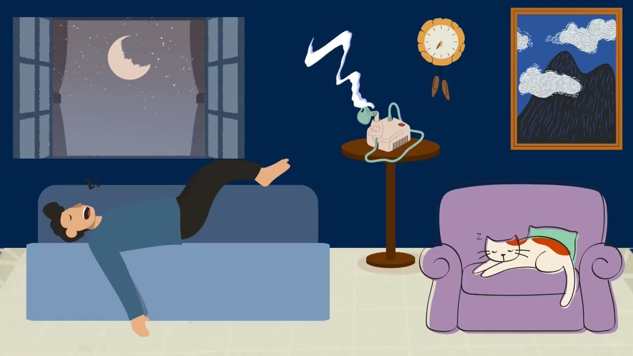 🛌 Relaxing Night with Nebulizer Sounds | Peaceful Ambience for Sleep and Calm | 3 hours 💤