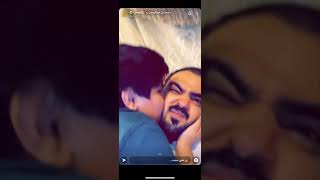 سنابات محمد عبدالرحمن مع ولد اخوه مشتاق عليك 😂😂❤️