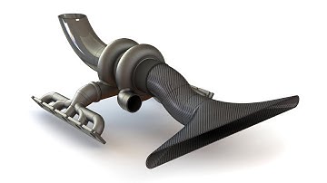 Single Turbo V10 | Solidworks CAD 3D Design | 4enthusiasts