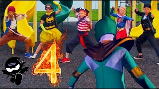 👻 Power Rangers vs Green Ranger no Halloween | Ninja Kidz TV Português