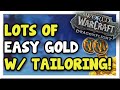 The best beginner profession for gold tailoring deep dive  dragonflight  wow gold making guide