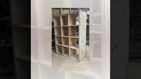 Scaffold Cube Storage compatible with Kallax unit and other inserts