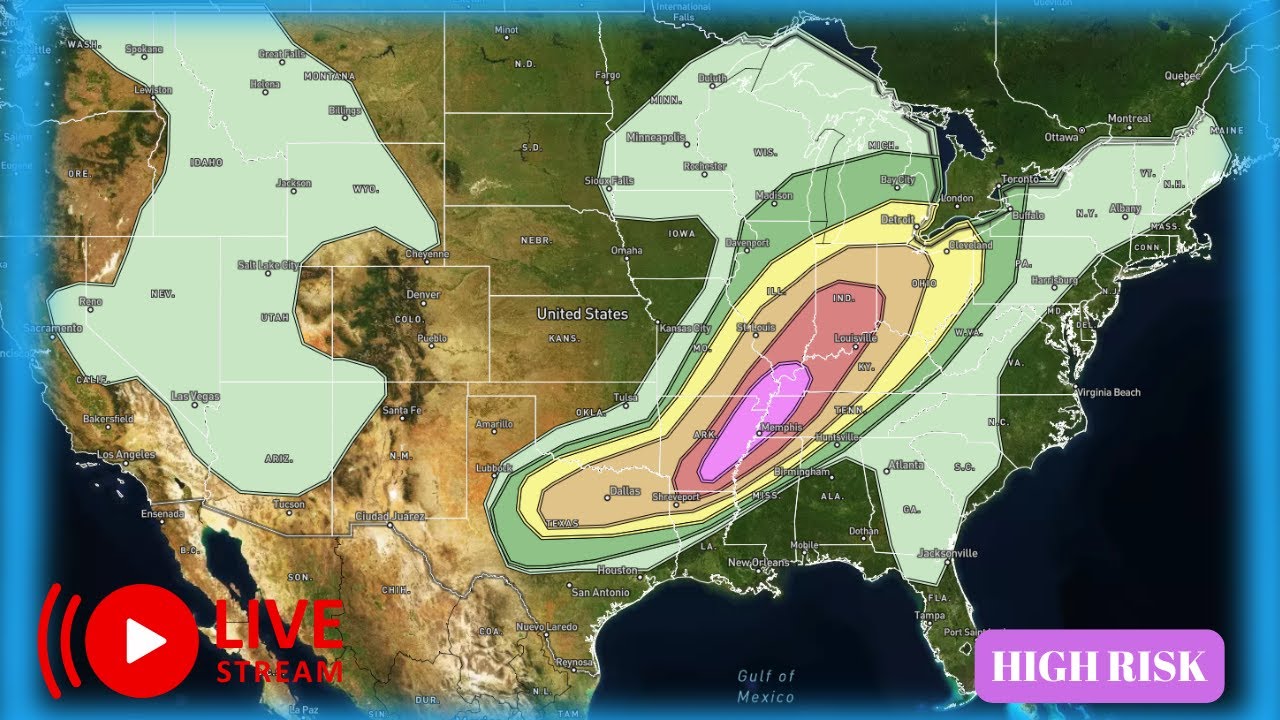 Severe Weather Coverage - Early April Tornado Outbreak (4/2/25) - YouTube