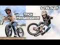 End of 9!! Caiden's Freestyle BMX Trick Riding Progression!