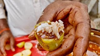 ALOO HANDI CHAAT | Unusual Chatpati Potato | Indian Street Food