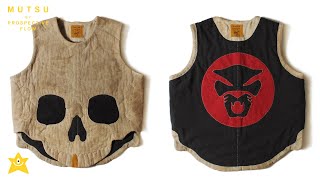 Thundercat x Mutsu / Skull Patchwork Vest Thundercat Version