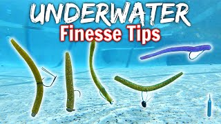 Catch 15x MORE BASS w/ These Top 5 Finesse Techniques! (Underwater Action/Tips)