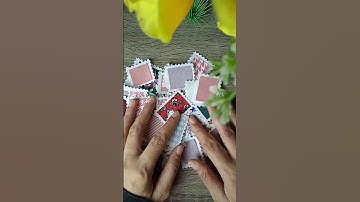 Scrap Fabric Stamps #shorts