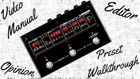 TC Electronics 2290 p - Video Manual & Preset Creation Walkthrough