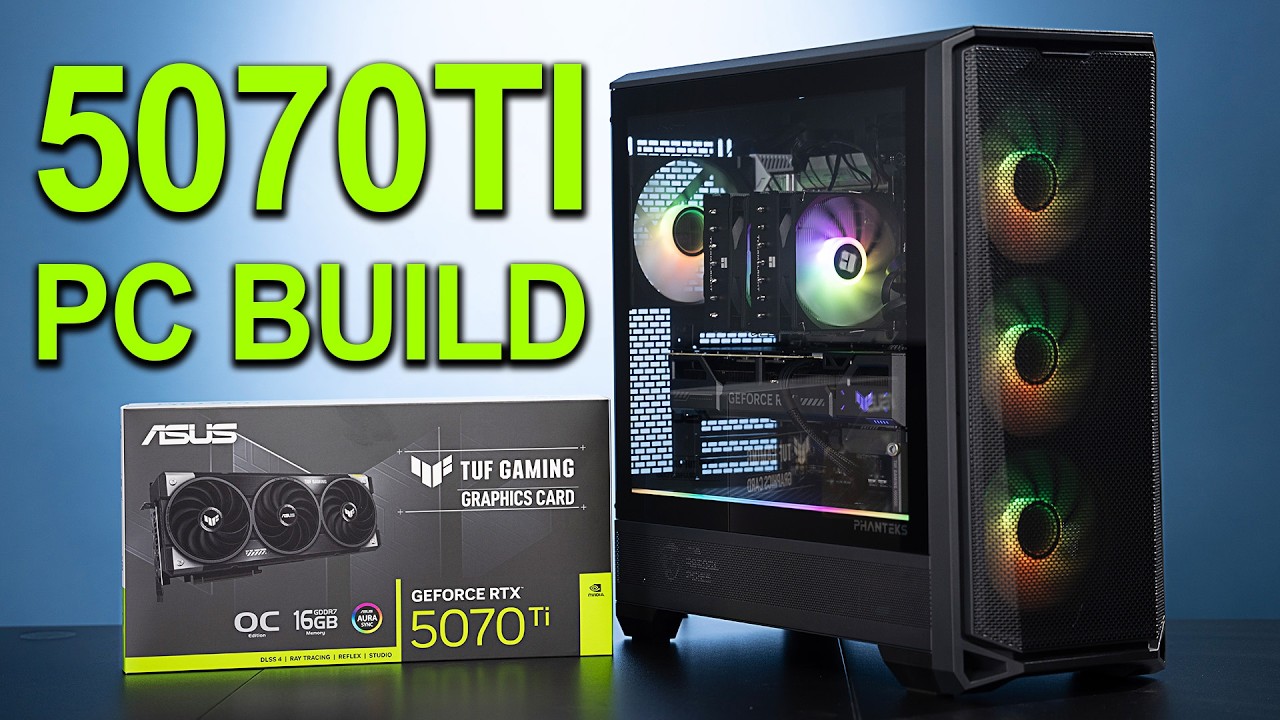 RTX 5070 Ti test bench