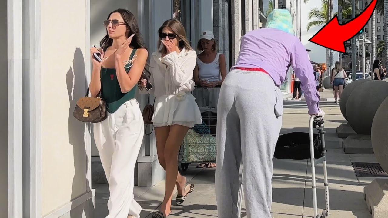 Best Of Old Man Farting on Rich Girls of Beverly Hills!!! (Farts are better than Diamonds)