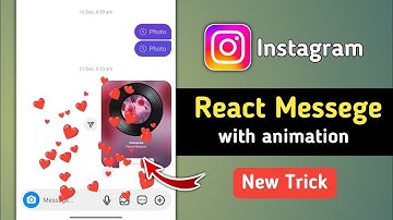 How to React Instagram Messege with Animation | Instagram Super Emoji Reaction