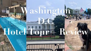 Where I Stayed in DC | Hotel Tour + Review | Westin - Georgetown #travel #hotel #dc #dogfriendly