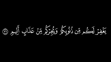 كروما اواخر سورة الاحقاف من الاية ٢٧ الى نهاية السورة ياسر الدوسري عام ١٤٢٥