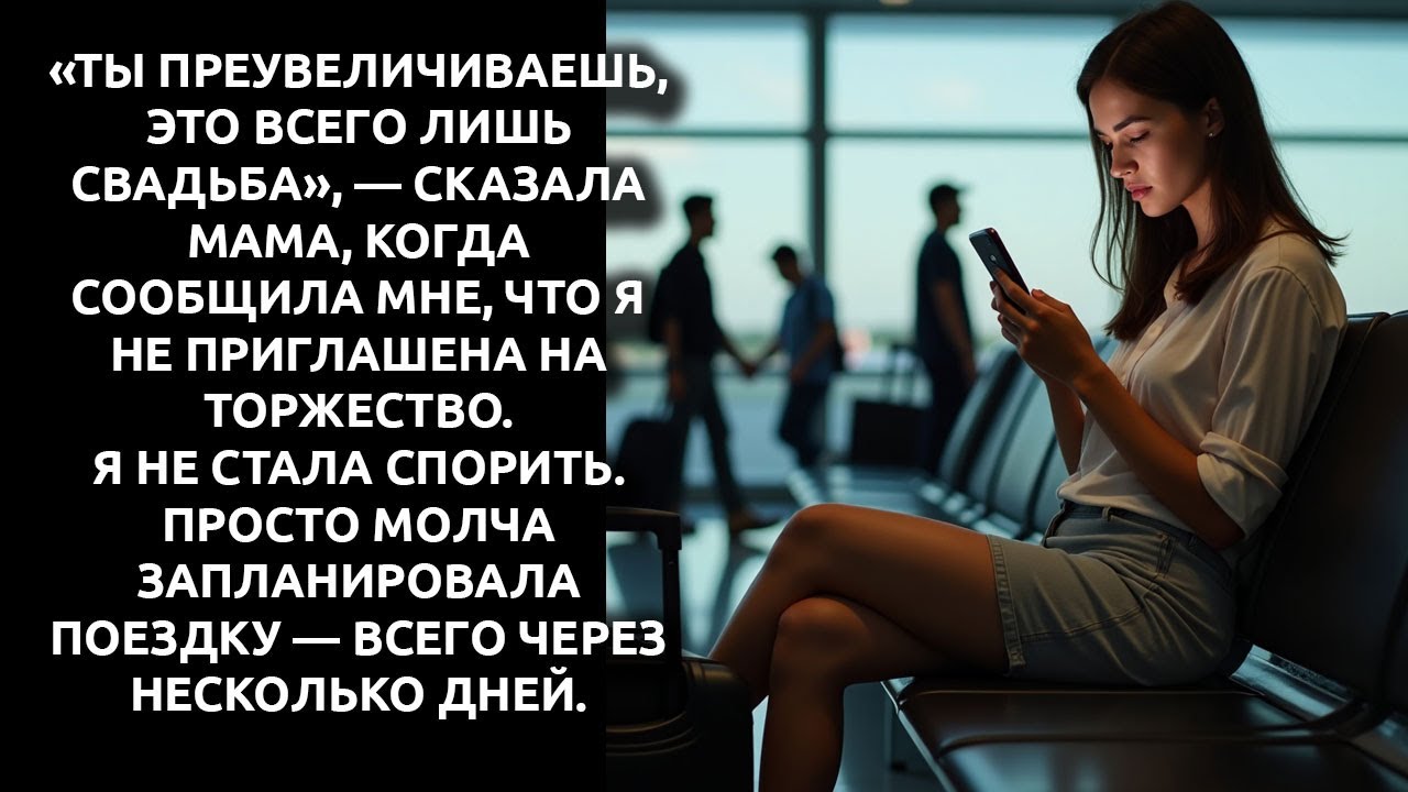 Сестра вышла замуж без меня. Через неделю она жалела об этом.