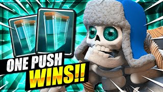THIS DECK IS BROKEN!! ZERO SKILL NEEDED TO WIN!! - Clash Royale