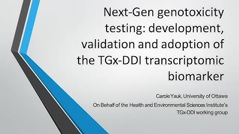 Next-Gen Genotoxicity Testing, Carole Yauk, NICEATM Method Developers Forum, June 26, 2024