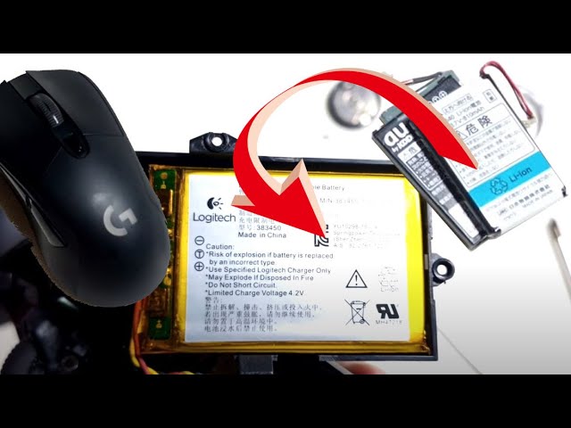 Logitech G703 Battery change - YouTube