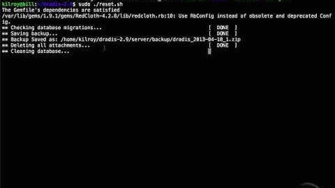 Installing Dradis software / Ethical hacking