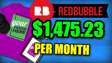 How to Make Money on Redbubble Fast - Print On Demand  ($100 Per Day?)