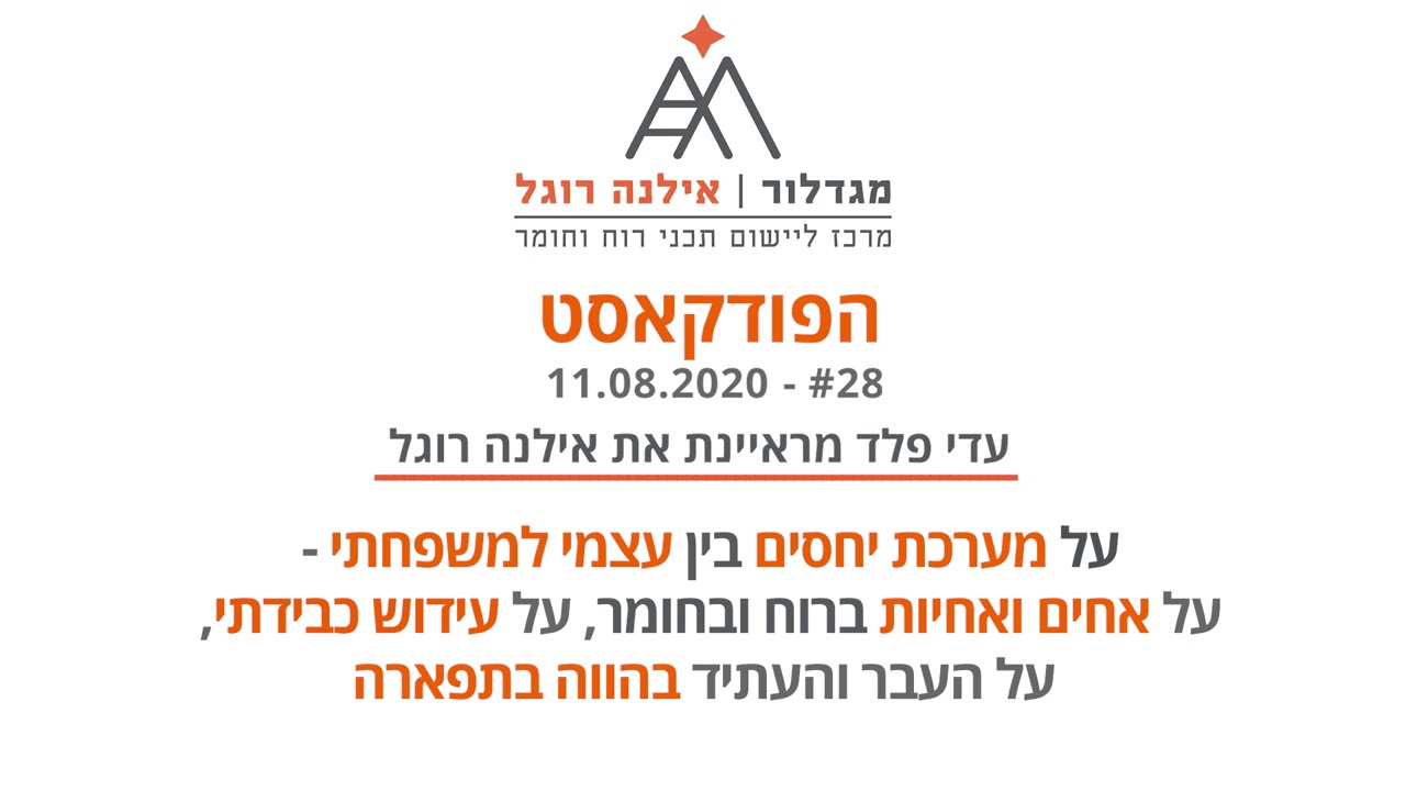  הפודקאסט של אילנה רוגל | מס' 28 על מערכת יחסים בין עצמי למשפחתי.