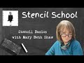 Welcome to stencil school 2024 a new series of art education with mary beth shaw