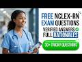 NCLEX RN Exam Questions 2026 Free Download With Full Rationales And Verified Answers