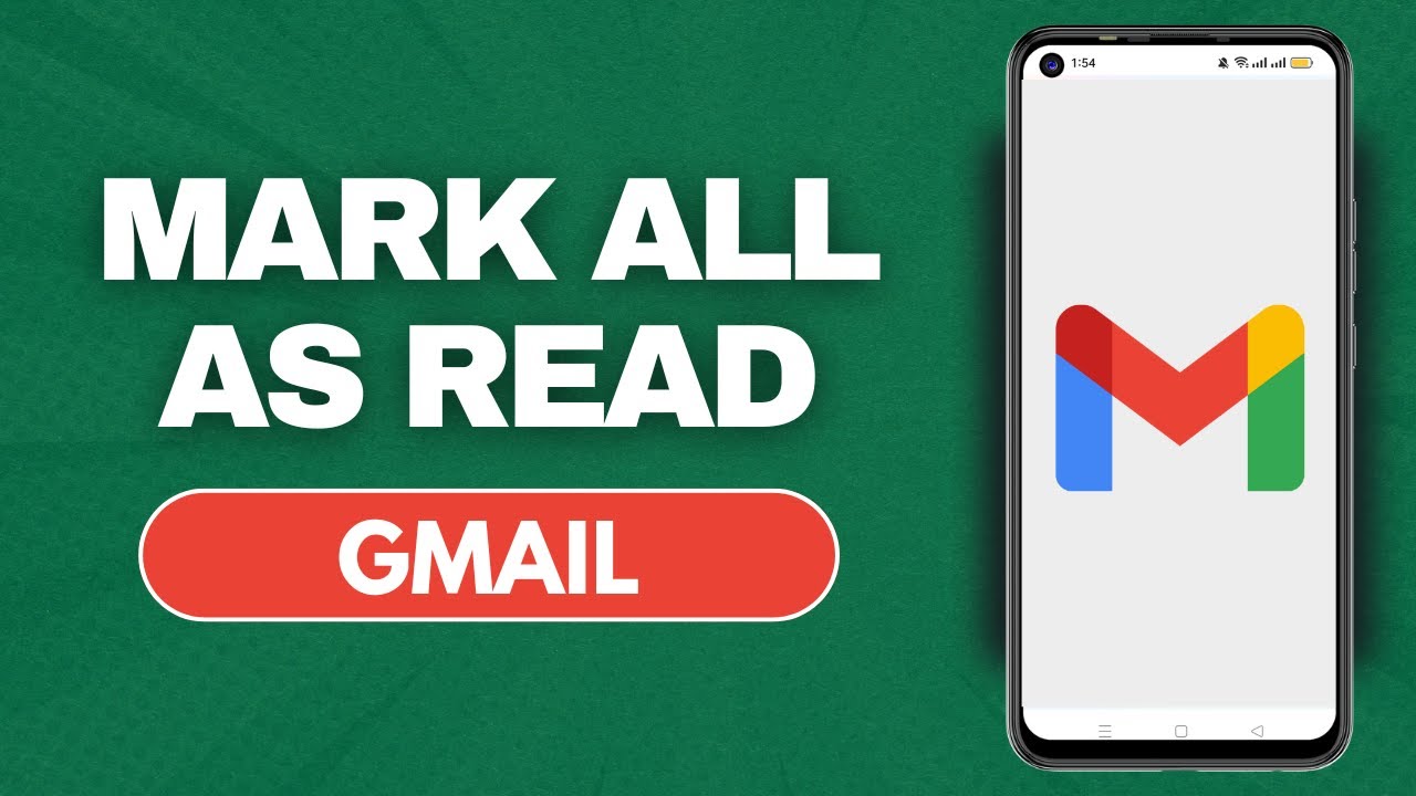 How To Mark All Emails As Read On Gmail App YouTube