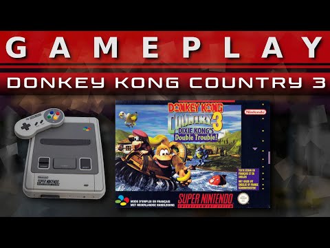 Video Gameplay : Donkey Kong Country 3 [SNES]