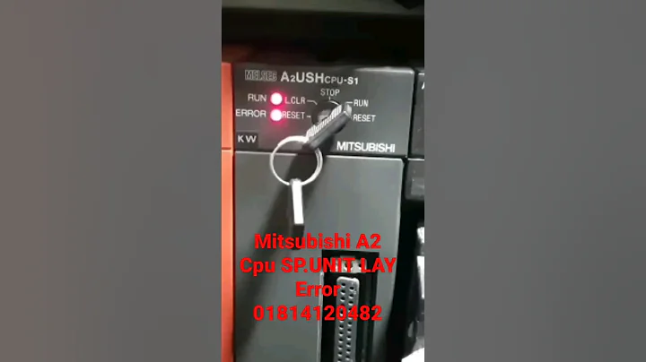 #Mitsubishi Plc #Error SP.UNIT LAY.ERR #automation  01814120482