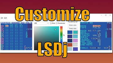 How to Customize LSDj with LSDPatcher! (add custom samples, palettes, and fonts)