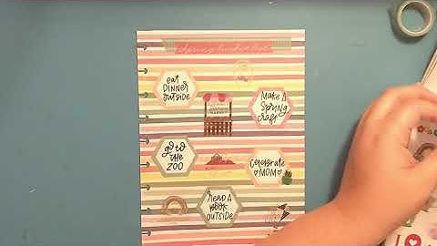 Plan with Me /Spring Bucket List