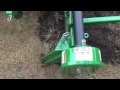 John Deere 1025R with Frontier PR1160 Power Rake Part 3