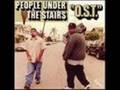 People under the stairs  on  on