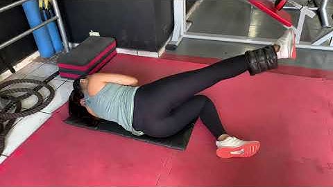 Abdução de Quadril com Caneleira em Decúbito Lateral