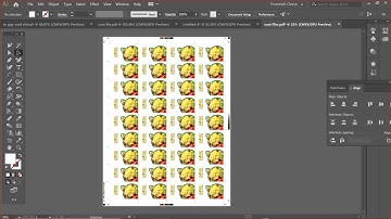 Kỹ thuật in - Bình trang in offset 1 mặt bằng Illustrator