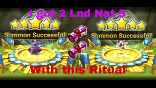 LND SUMMON !! I Got 2 LD with this Ritual - Summoners War