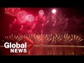 New Year's 2022: North Korea celebrates with fireworks display in Pyongyang