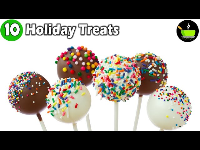 10 Easy Holiday Treats Recipes | 10 Best Christmas Treats | Kids Special Recipes | Holiday Treats | She Cooks