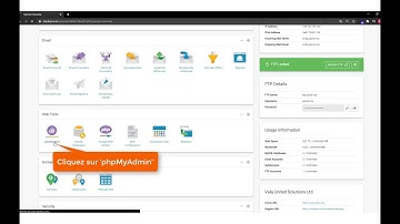 Importer une base de données MySQL via phpMyAdmin
